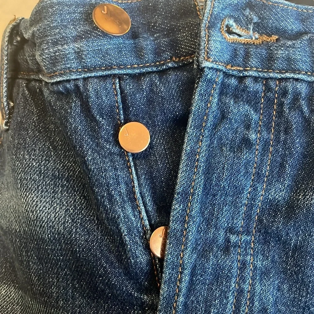 J Brand Dark Wash Bonny Denim Mini Skirt Size 26